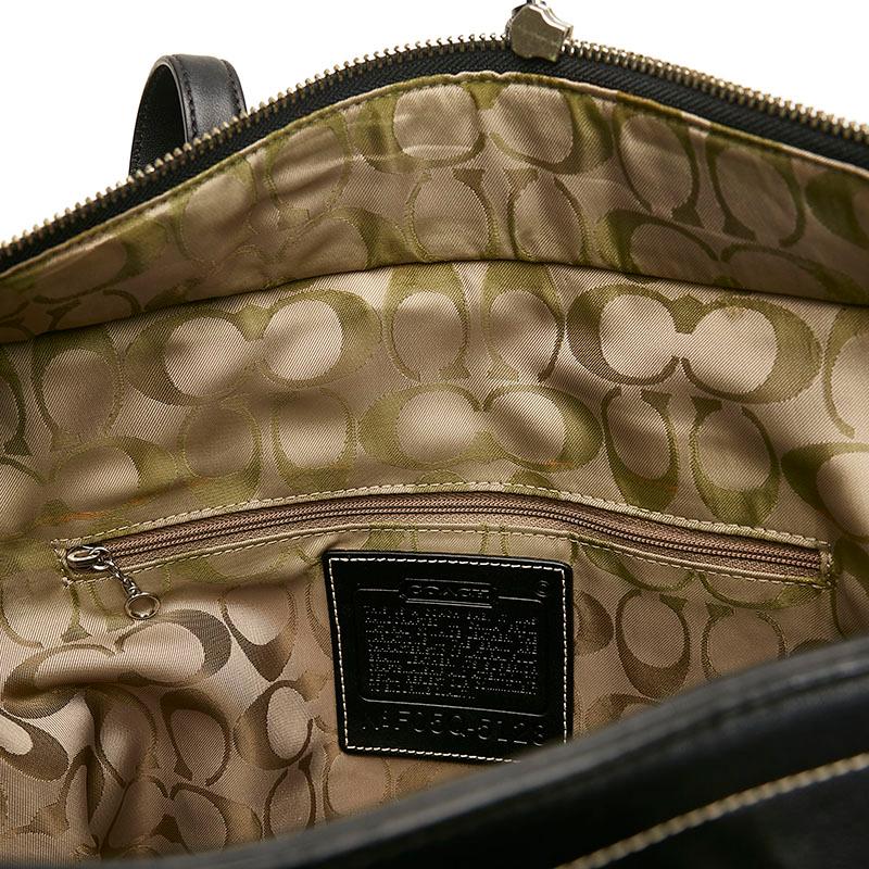 COACH（コーチ） トートバッグ ショルダーバッグ 5128 ブラック レザー