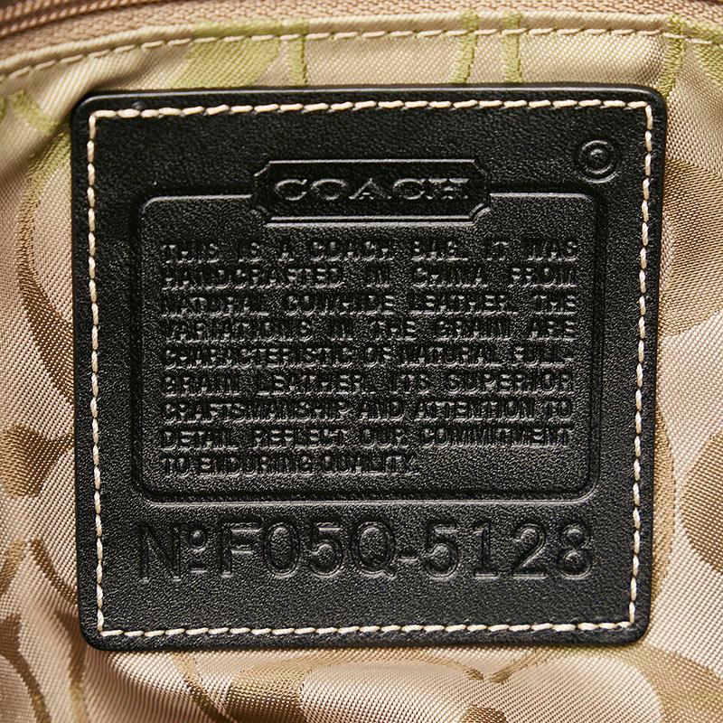 COACH（コーチ） トートバッグ ショルダーバッグ 5128 ブラック レザー