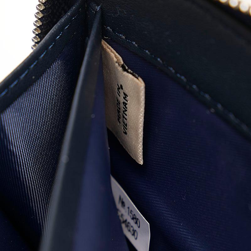 COACH 長財布 ネイビー/ホワイト コーチCOACH 財布 長財布 新品未使用 ネイビー×ホワイト