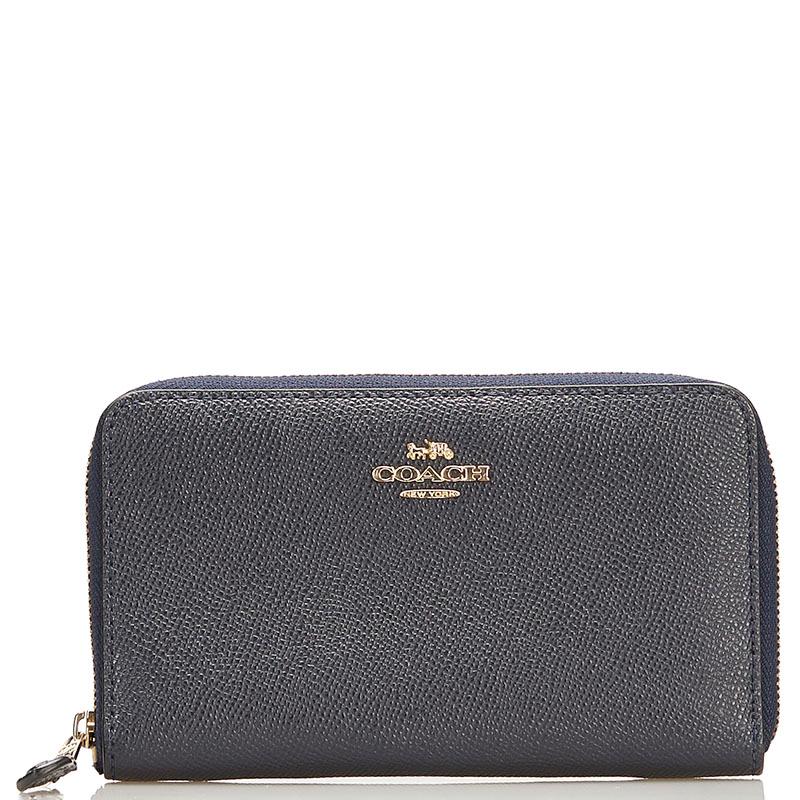 COACH（コーチ） ラウンドファスナー 二つ折り財布 コンパクト