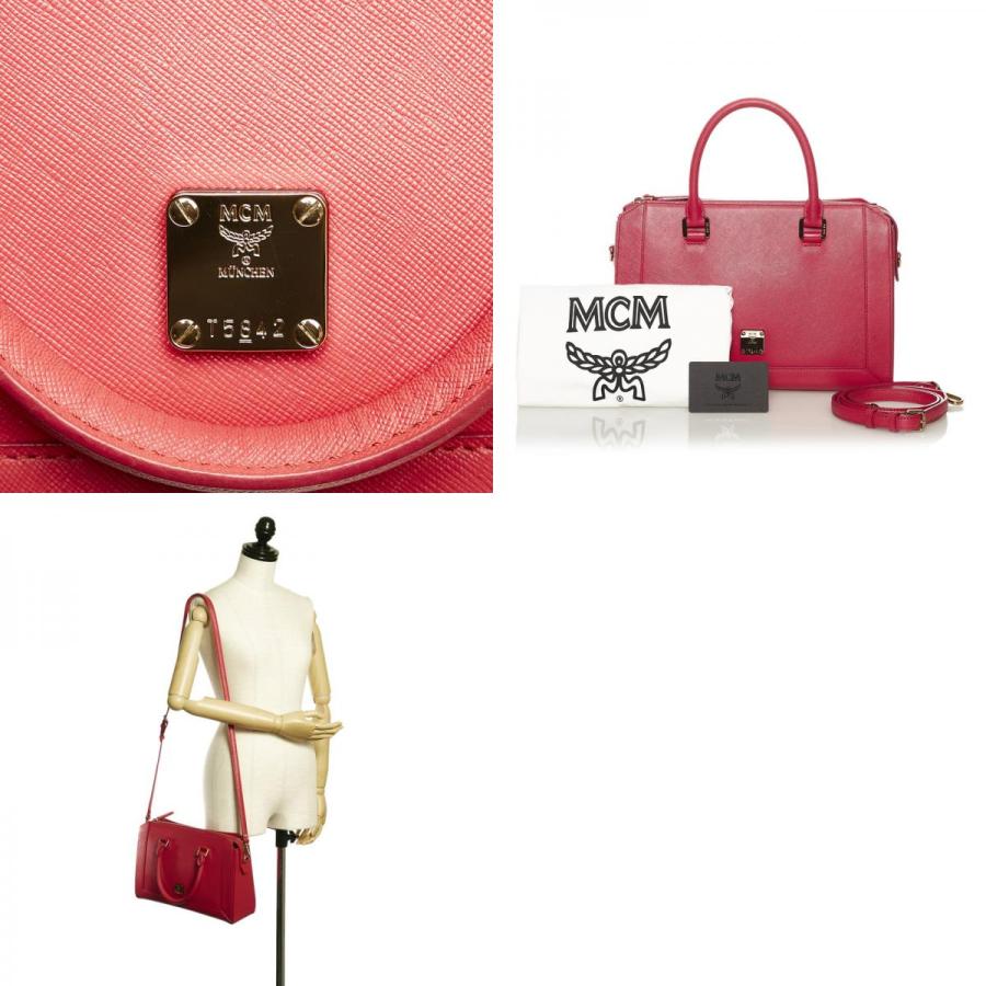 エム シー エム ハンドバッグ ショルダーバッグ 2WAY レザー