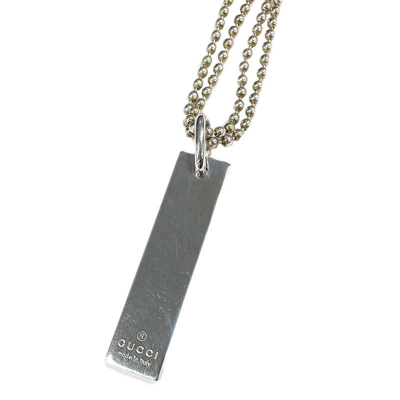 GUCCI（グッチ） ボールチェーン ネックレス SV925 シルバー