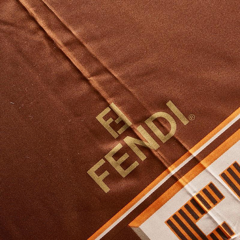 Fendi 折りたたみ傘 ブラウン FENDI（フェンディ） 折りたたみ傘 ブラウン ナイロン レディース