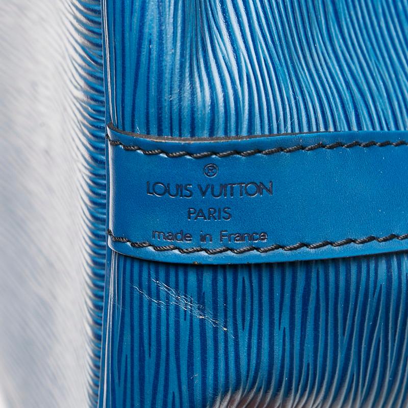 ★3日以内返品可★  LOUIS VUITTON ルイ・ヴィトン エピ ノエ トレドブルー M44005 ショルダーバッグ ブルー レザー レディース LOUIS VUITTON - LOUIS VUITTON(ルイヴィトン) ショルダーバッグ エピ