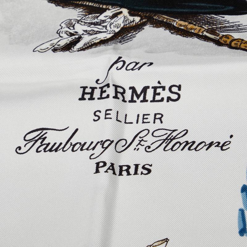 HERMES（エルメス） カレ90 CADRE NOIR カレドノワール スカーフ