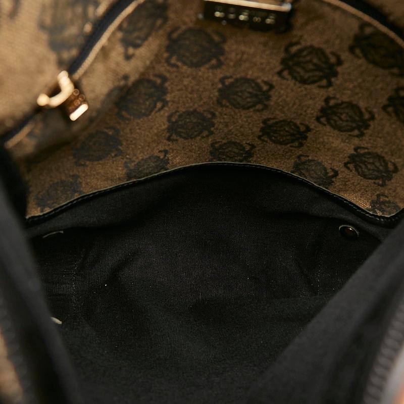 LOEWE（ロエベ） アナグラム 斜め掛け ショルダーバッグ ブラック