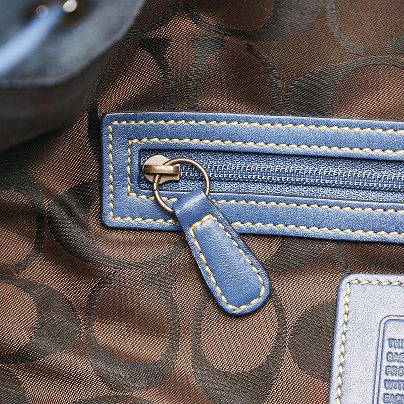 COACH コーチ 2way 巾着ショルダー&トートバッグ スウェード 美品 COACH コーチ 巾着 トートバッグ 斜め掛け ショルダーバッグ