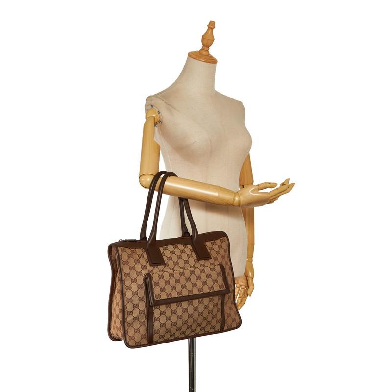 【GUCCI/グッチ】ハンドバッグ GGキャンパス ブラウン グッチGGキャンバス スーキー 2WAYバッグ ピンク系/ベージュ