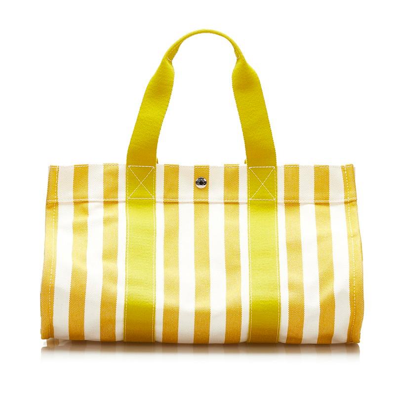 HERMES（エルメス） カンヌMM ハンドバッグ トートバッグ イエロー 