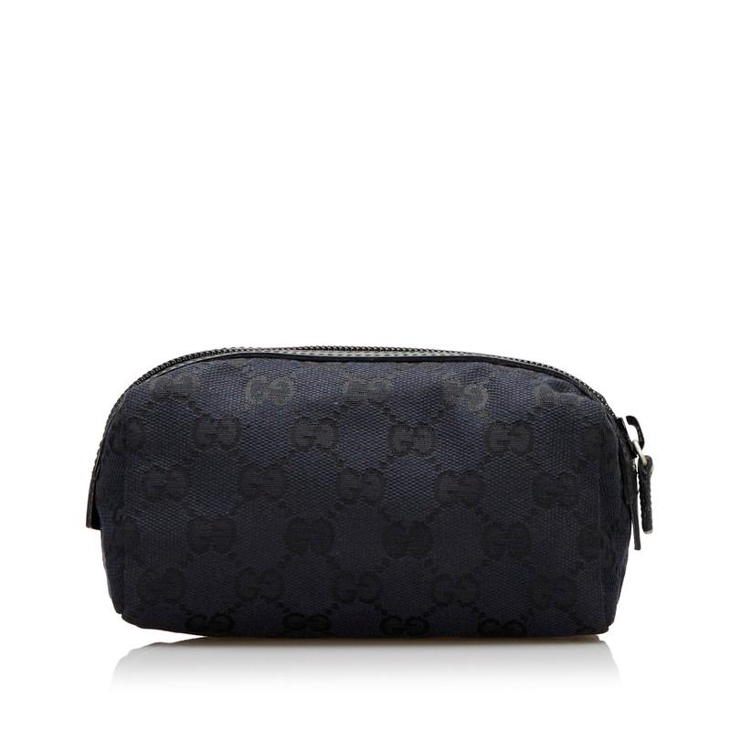 GUCCI（グッチ） GGキャンバス ポーチ コスメポーチ 039 1118 ブラック 
