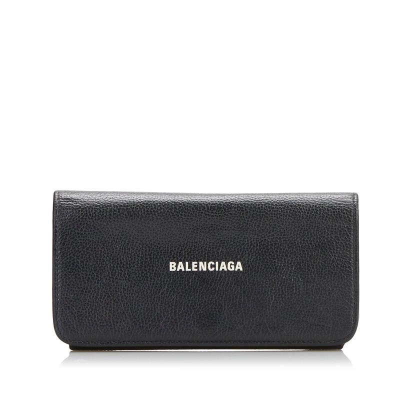 BALENCIAGA（バレンシアガ） ロゴ スリムマネーウォレット 長財布