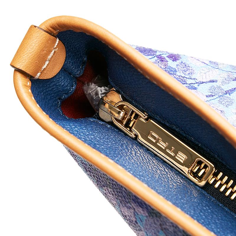 ETRO エトロ 地球儀 総柄 トートバッグ ショルダーバッグ ブルー ETRO エトロ 地球儀 総柄 トートバッグ ショルダーバッグ ブルー