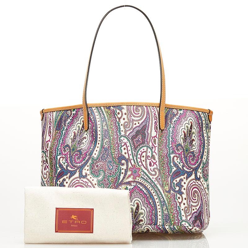 ETRO エトロ ペイズリー トートバッグ ショルダーバッグ ETRO エトロ ペイズリー トートバッグ ショルダーバッグ