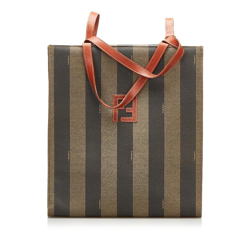 FENDI（フェンディ） ストライプ リュック バックパック 260020 グレー