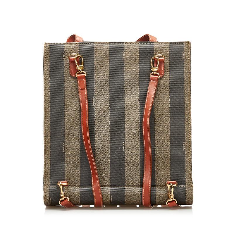 FENDI ストライプリュック・バック FENDI（フェンディ） ストライプ リュック バックパック 260020 グレー
