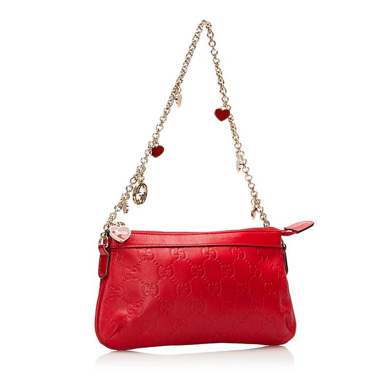 GUCCI グッチ グッチシマ ハート チェーン ミニ ショルダー GUCCI グッチ グッチシマ ハート チェーン ミニ ショルダー