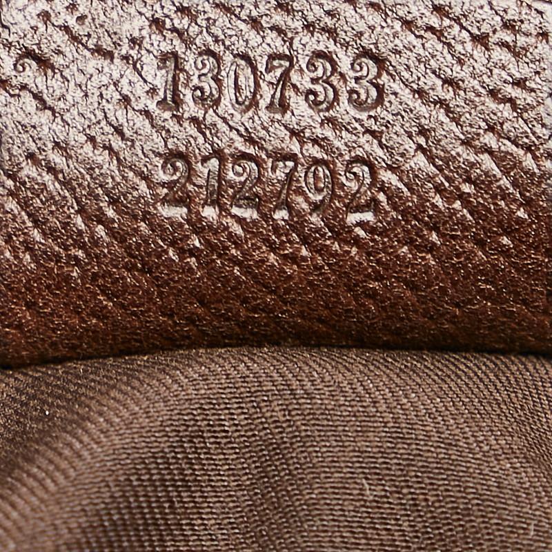 GUCCI グッチアビー トートバッグ GGキャンバス レザー ゴールド y2k 1