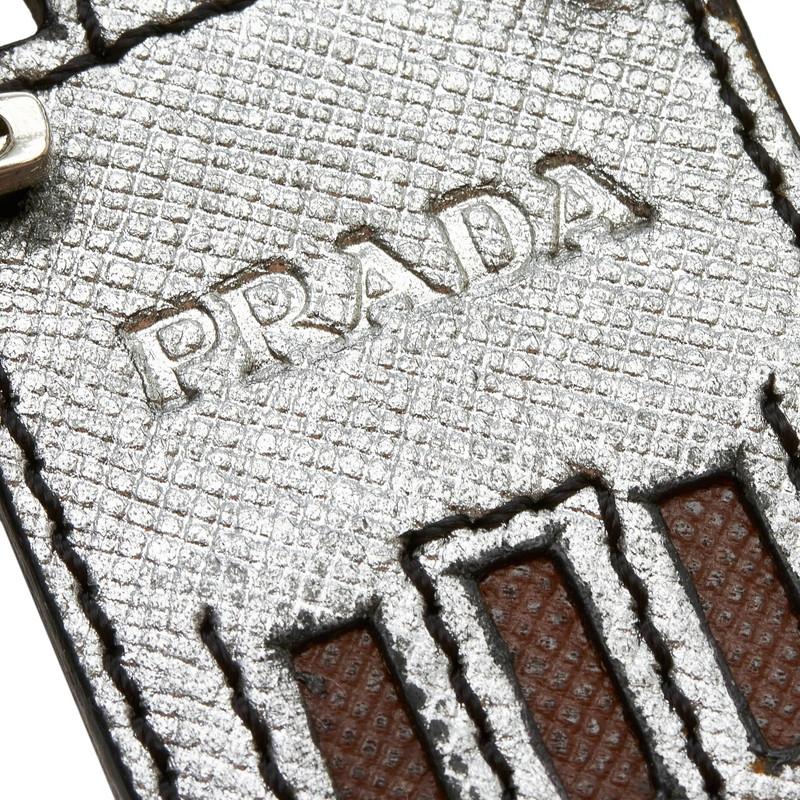 PRADA プラダ ロボット チャーム キーホルダー 2AR240 シルバー PRADA プラダ ロボット チャーム キーホルダー 2AR240 シルバー