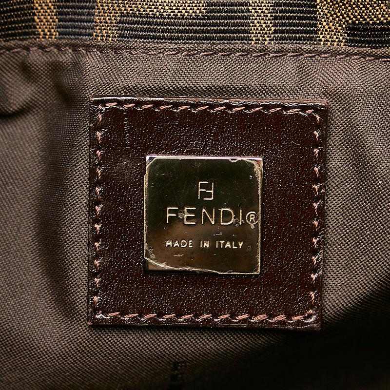 FENDI（フェンディ） ズッカ ハンドバッグ 26728 ブラウン キャンバス
