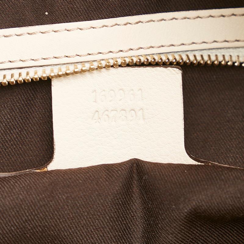 GUCCI（グッチ） バンブー ハンドバッグ 169961 ホワイト レザー