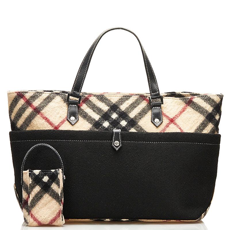 BURBERRY バーバリー ノバチェック ハンドバッグ トートバッグ 