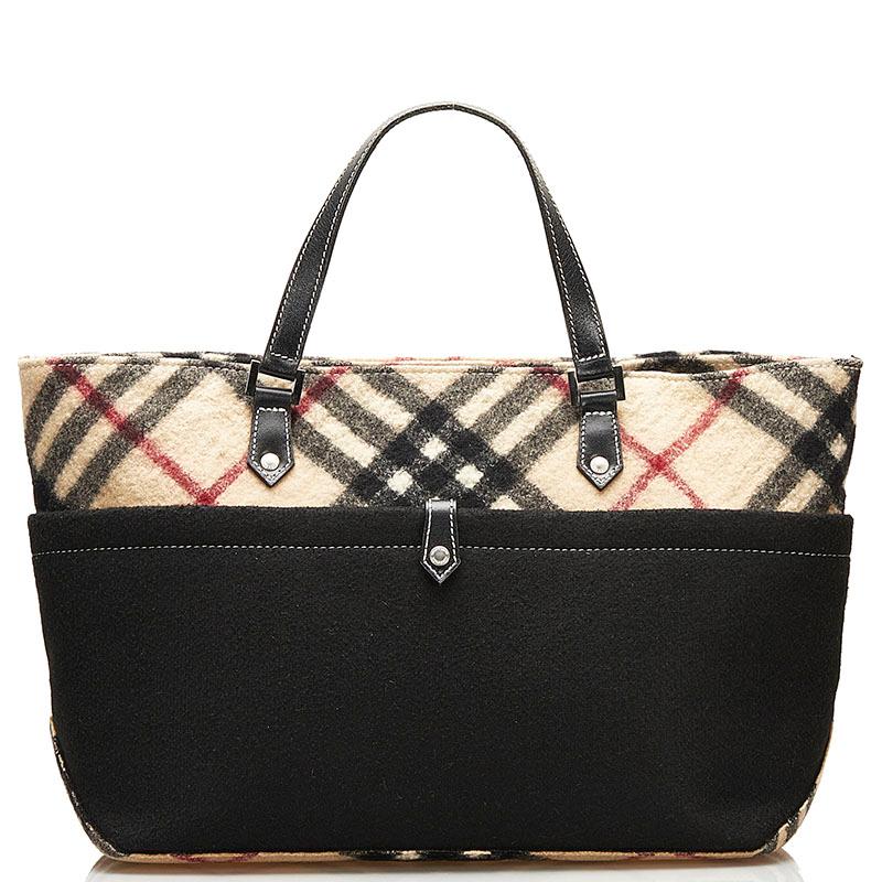 BURBERRY バーバリー ノバチェック ハンドバッグ トートバッグ