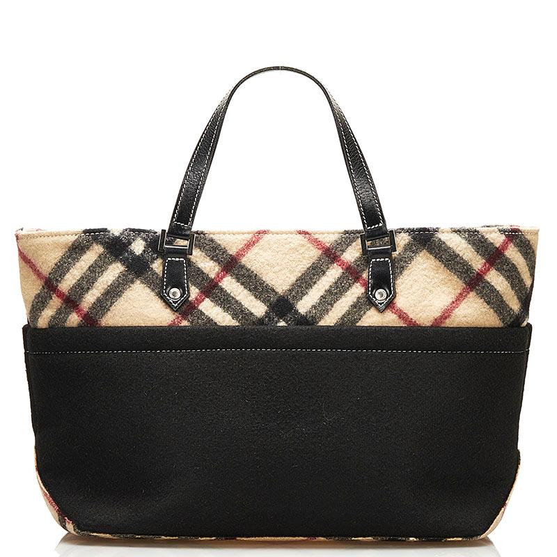 BURBERRY（バーバリー） ノバチェック ハンドバッグ トートバッグ