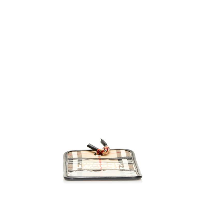 BURBERRY（バーバリー） ノバチェック ロゴ ネックストラップ カード