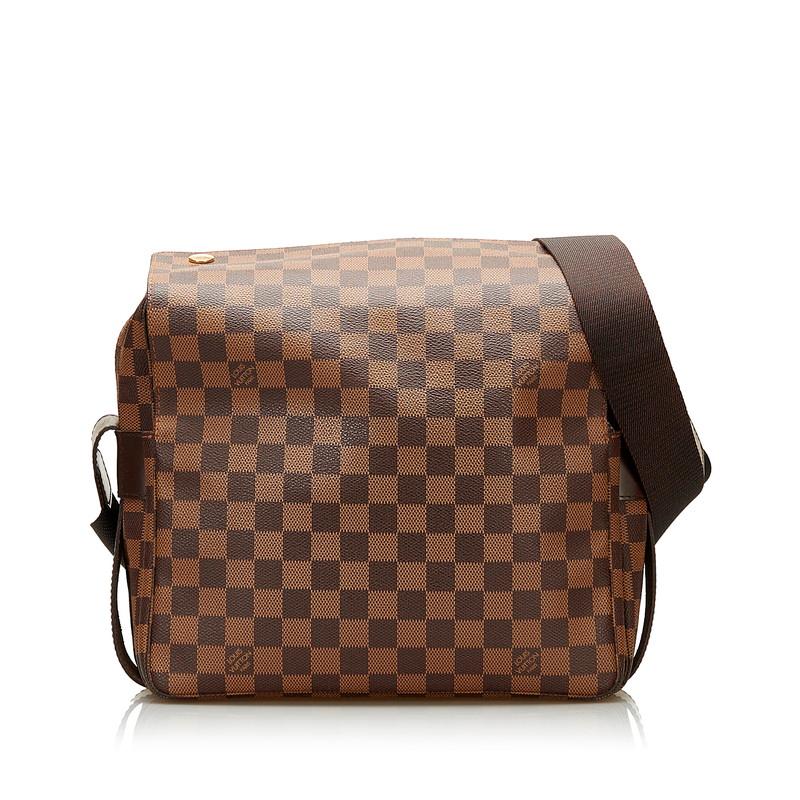 ルイ ヴィトン ダミエ ナヴィグリオ ショルダーバッグ N45255 ブラウン PVC レザー レディース LOUIS VUITTON 【中古】 LOUIS VUITTON（ルイ・ヴィトン） ルイ ヴィトン ダミエ ナヴィグリオ