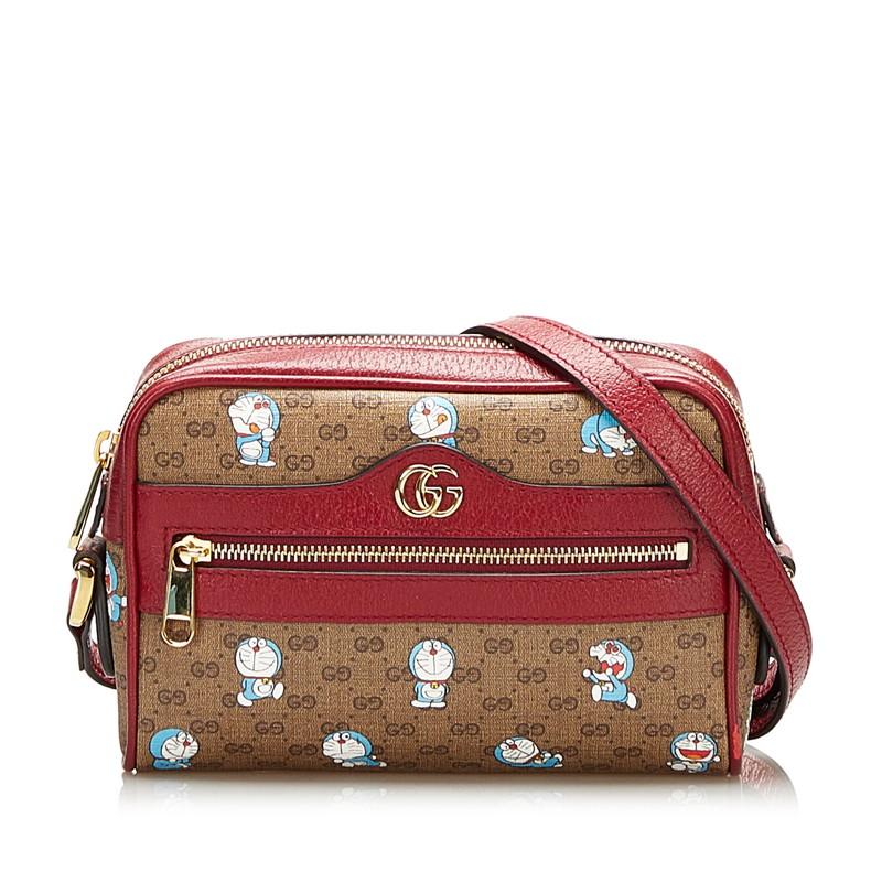 GUCCI（グッチ） マイクロ GG スプリーム ドラえもん 斜め掛け ミニ