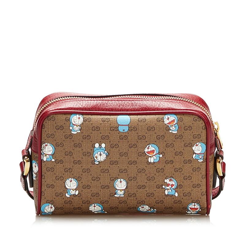 GUCCI グッチ マイクロ GG スプリーム ドラえもん 斜め掛け ミニ