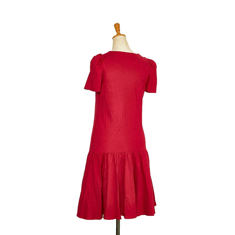 【美品】RED VALENTINO レッドヴァレンティノ 半袖 ワンピース RED VALENTINO レッドヴァレンティノ ワンピース｜Yahoo!フリマ