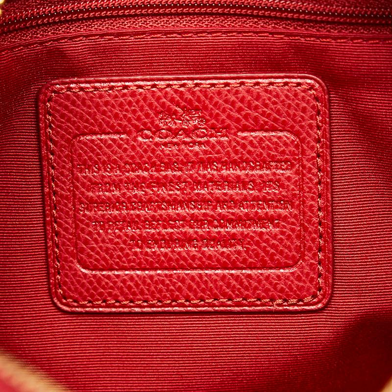 良品『USED』 COACH コーチ 2wayショルダー F1521-F33329 ショルダーバッグ レザー レッド【中古】 COACH - 良品『USED』 COACH コーチ 2wayショルダー F1521-F33329