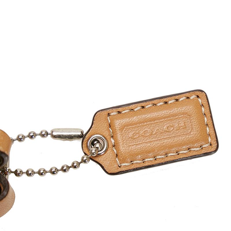 COACH（コーチ） シグネチャー ポーチ ミニハンドバッグ ベージュ