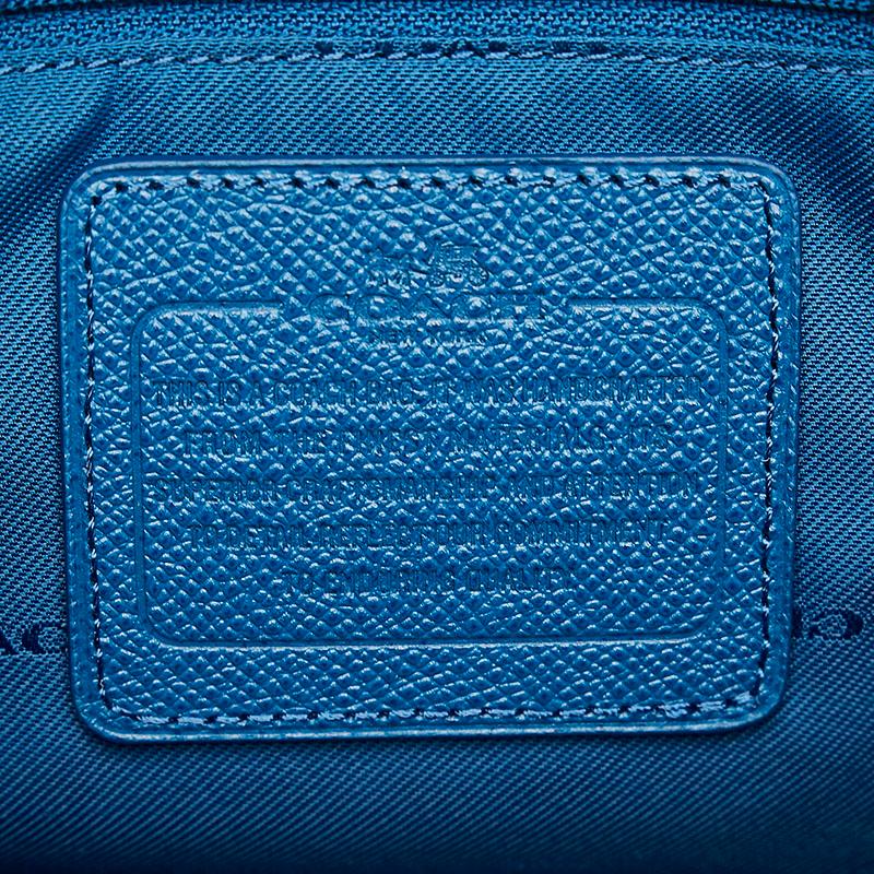 COACH コーチ ハンドバッグ ショルダーバッグ 2WAY ブルー