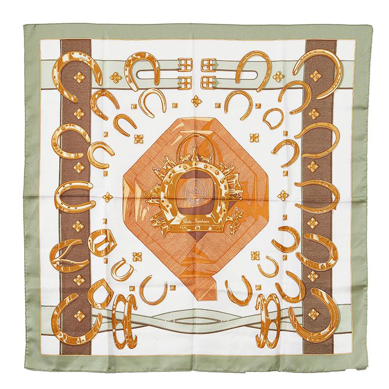 HERMES（エルメス） カレ90 porte bonheur 幸運のお守り スカーフ