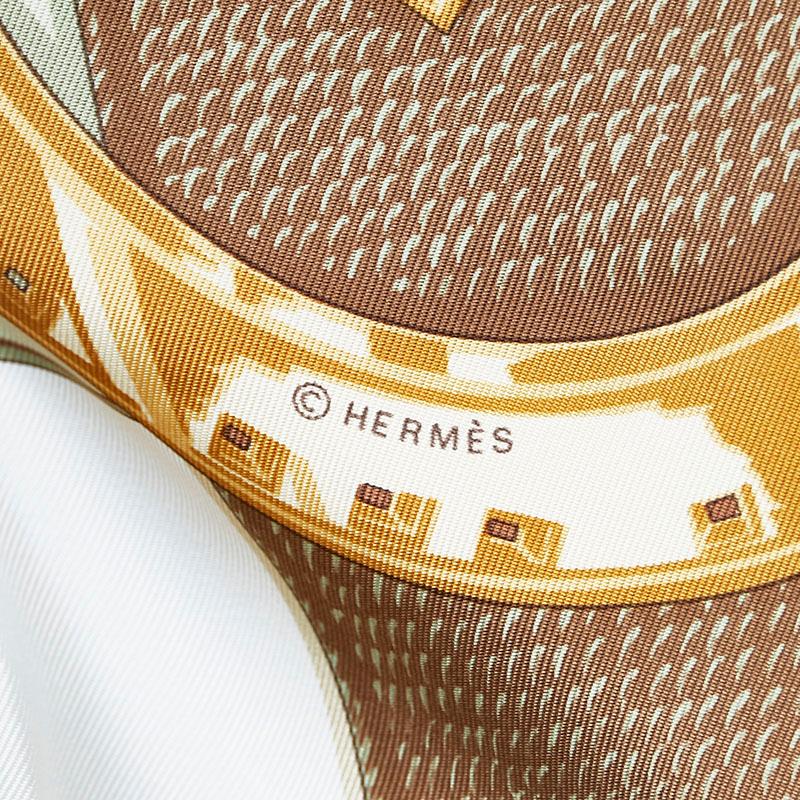 HERMES（エルメス） カレ90 porte bonheur 幸運のお守り スカーフ