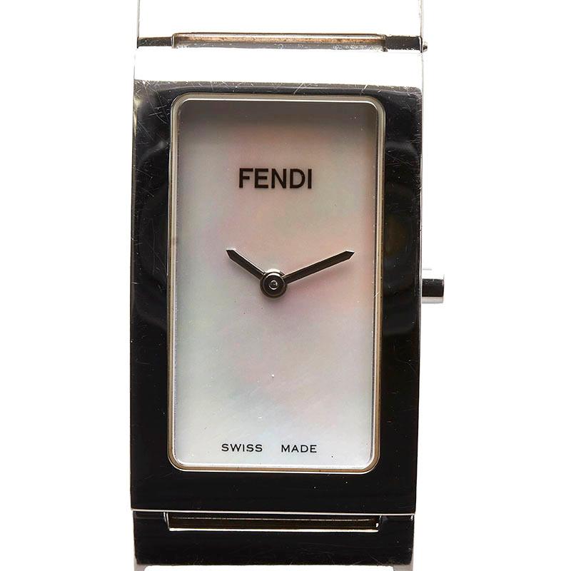 FENDI フェンディ 腕時計 3250L クオーツ ホワイトシェル文字盤  