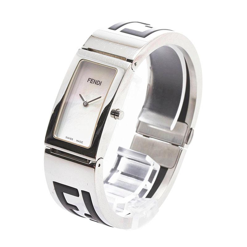FENDI フェンディ 腕時計 3250L クオーツ ホワイトシェル文字盤  