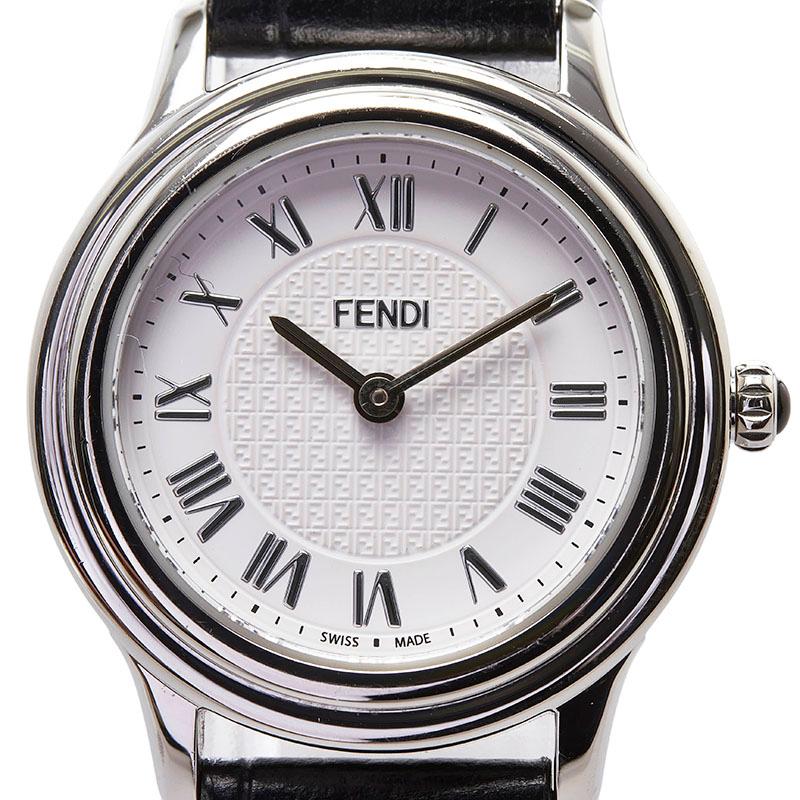 FENDI（フェンディ） 腕時計 25000L クオーツ ホワイト文字盤