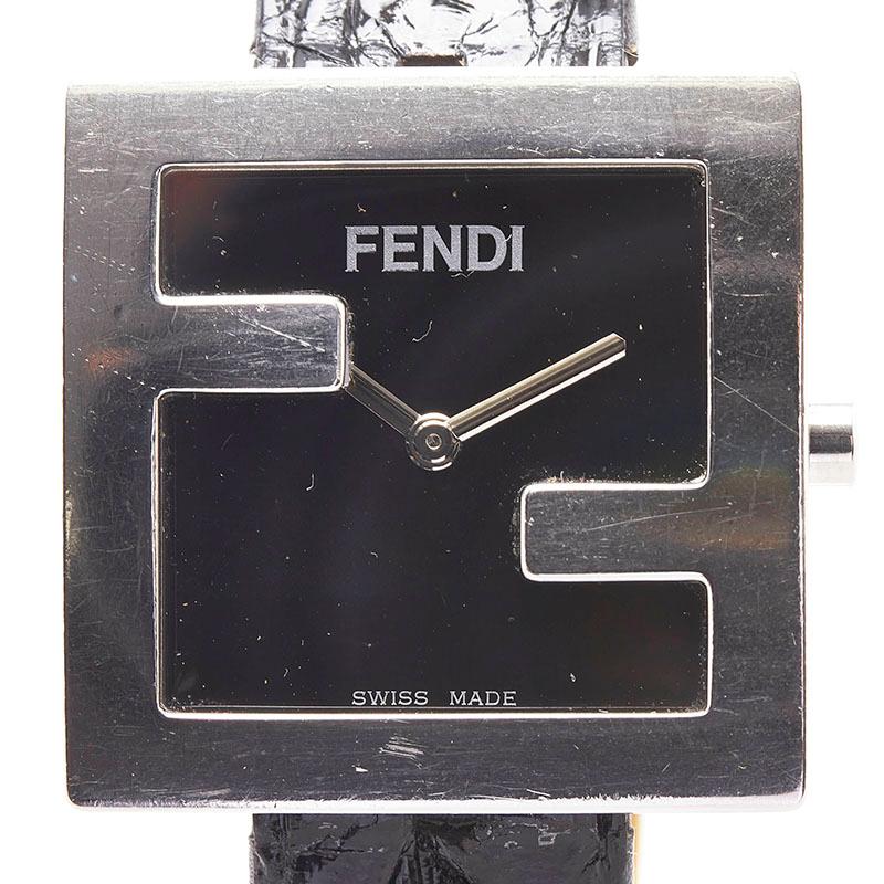 FENDI フェンディ FFロゴ ベルト(社外品) 腕時計 017-4000L