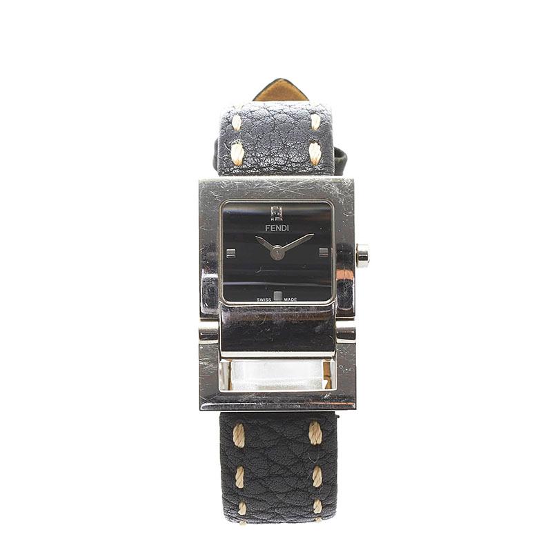 FENDI フェンディ 腕時計 5200L クオーツ ブラック文字盤 FENDI フェンディ 腕時計 5200L クオーツ ブラック文字盤
