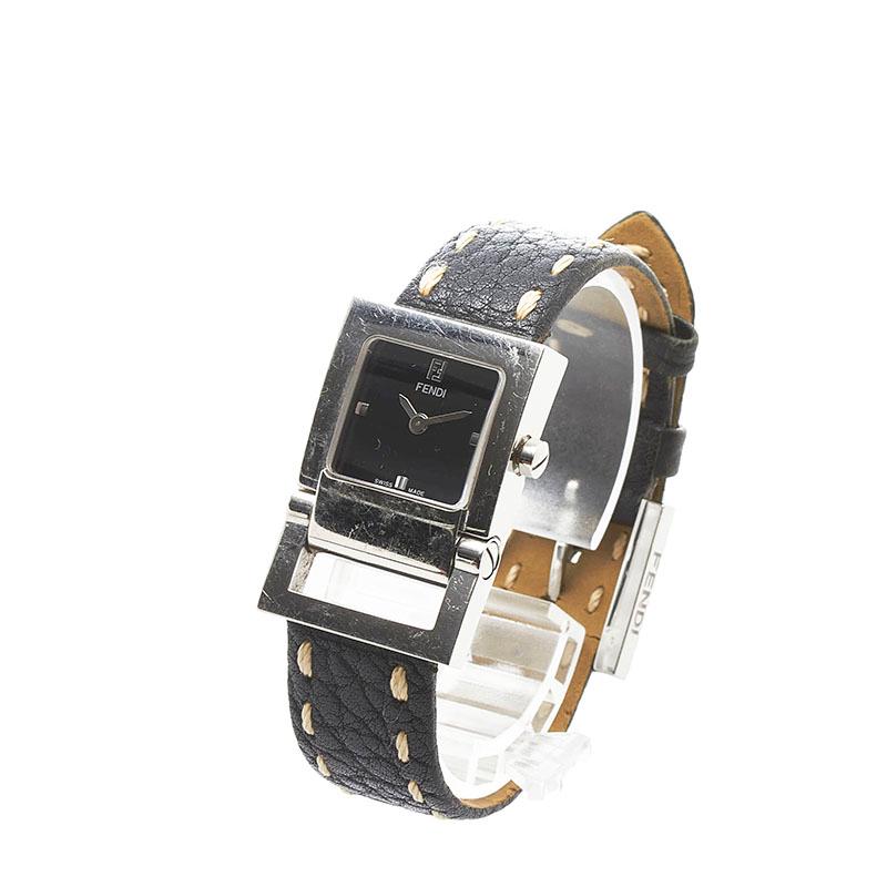 FENDI フェンディ 腕時計 5200L クオーツ ブラック文字盤 FENDI フェンディ 腕時計 5200L クオーツ ブラック文字盤