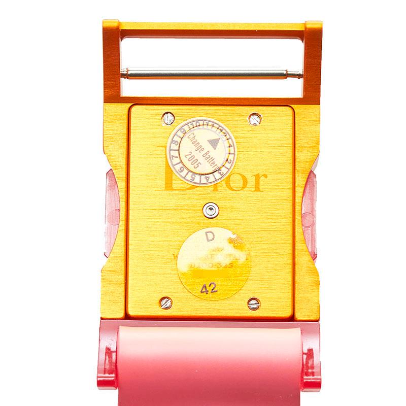 ディオール クリス47 腕時計 D100-325 クオーツ ブラック文字盤 ディオール クリス47 腕時計 D100-325 クオーツ ブラック文字盤