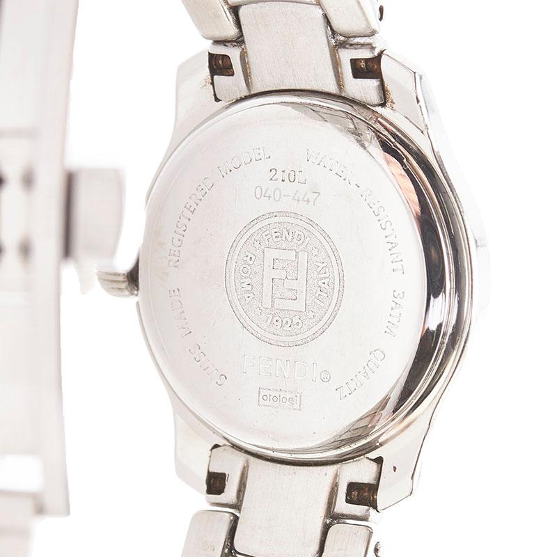 FENDI（フェンディ） 腕時計 210L クオーツ ピンク文字盤 ステンレス