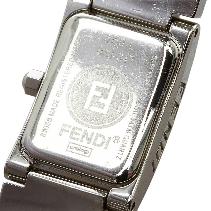 FENDI フェンディ ステラ 腕時計 3150L クオーツ ピンク文字盤 FENDI フェンディ ステラ 腕時計 3150L クオーツ ピンク文字盤
