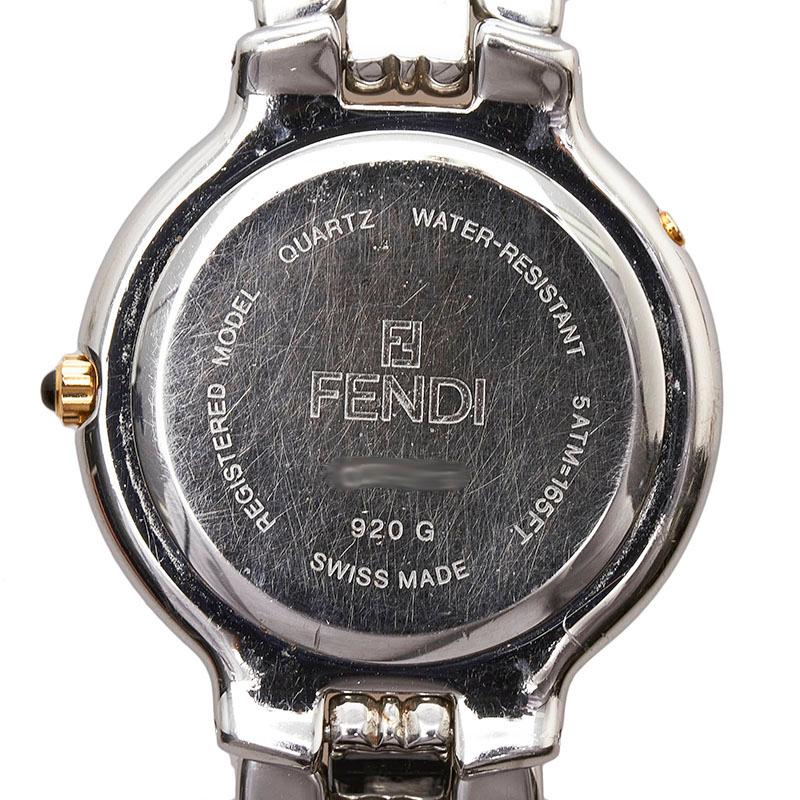 FENDI フェンディ 腕時計 920G クオーツ ネイビー文字盤