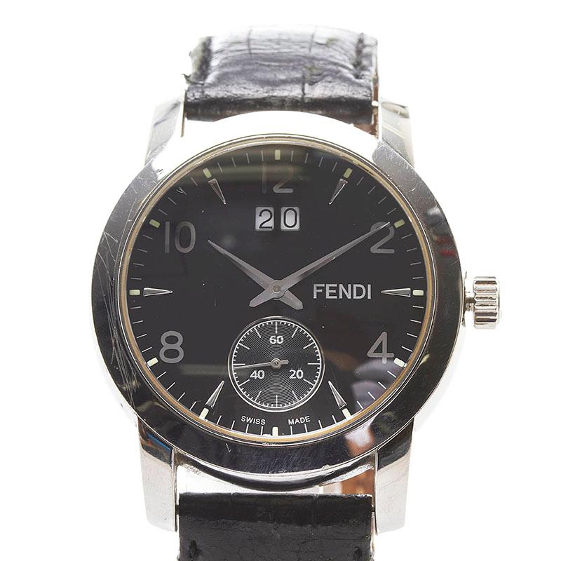 FENDI フェンディ 腕時計 2100G クオーツ ブラック文字盤 FENDI フェンディ 腕時計 2100G クオーツ ブラック文字盤
