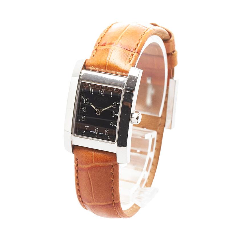 FENDI（フェンディ） 腕時計 7000L クオーツ ブラック文字盤