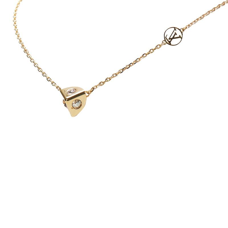 ルイ ヴィトン トランキーズ ネックレス M68059 ゴールド メッキ  